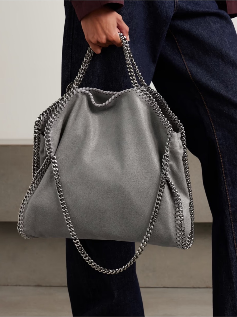 Stella McCartney Falabella Medium Leather Shoulder Bag - Picture 2 of 11